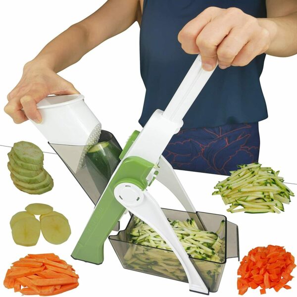 4-in-1 Adjustable Vertical Vegetable Cutter, Perfect Kitchen Gadget